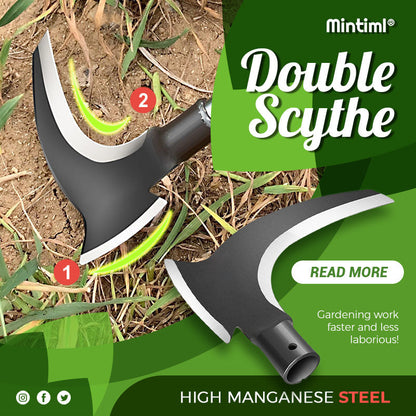 🎁New Year Sale 60% OFF⏳High Manganese Steel Double Scythe