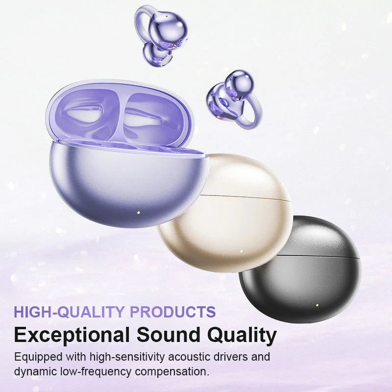 🎧AI Ear Clip Bluetooth Headphones