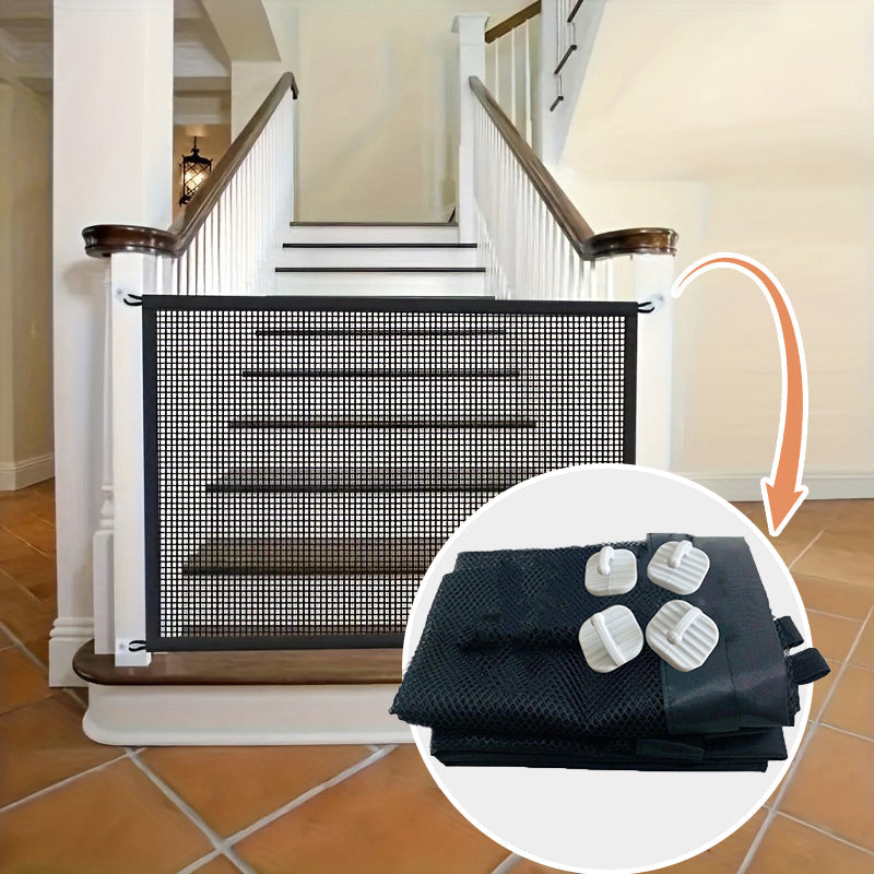 🔥Hot Sale🔥Pet Mesh Gate for Stairs
