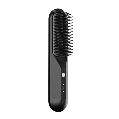 Mini and portable, worry-free charging, smooth hair-Women's Hair Straightener Comb