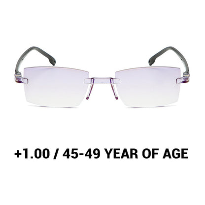 🔥 New type of high hardness sapphire dual-purpose anti glare reading glasses ✨