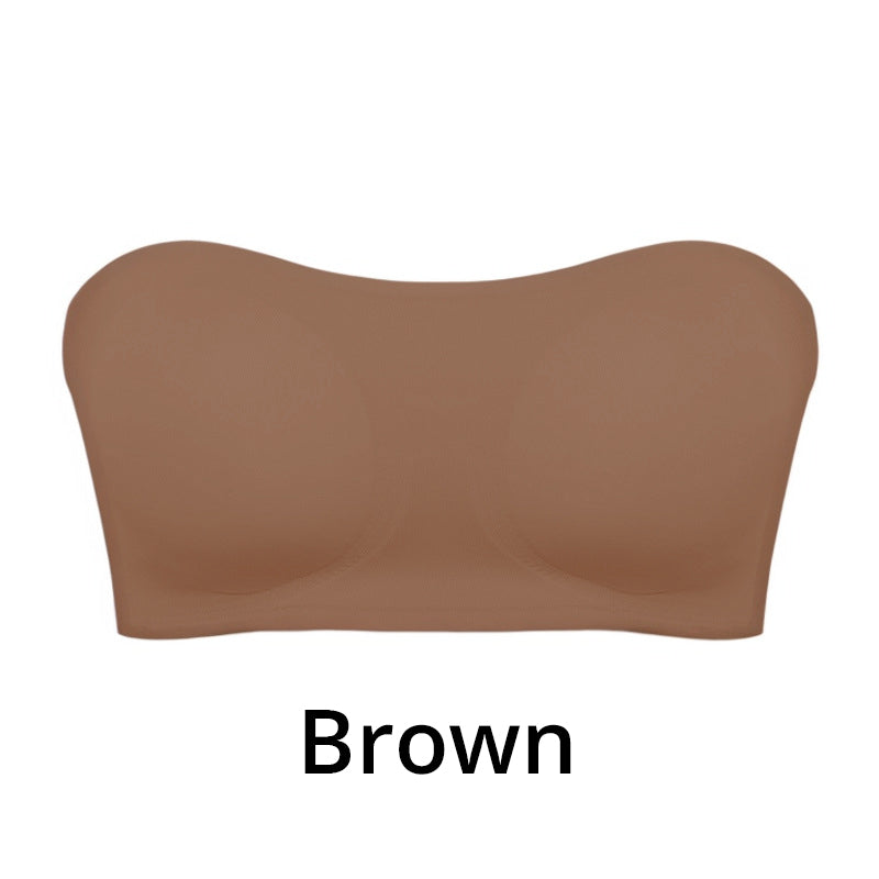 ✨Hot Sale 50% OFF🔥Women's Non-Slip Strapless Wireless Bra with Crossover Side Closure