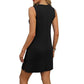 Architektonische Eleganz trifft Alltagstauglichkeit-Trägerkleid im Mini-Look mit V-Ausschnitt für Damen