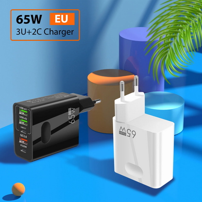 🎉LAST DAY SALE 50% OFF🔥[Practical Gift] 65W & 120W Multiple-Ports Fast Charger