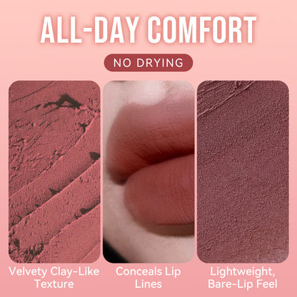 💨 Matte lip cream, matte without drying, light as an air veneer 💋