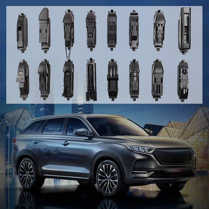 Multi-Function Boneless Double Rubber Strip Wiper