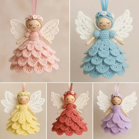 🔥Last day sale 50% OFF🎁Crochet your own angel - complete craft ki