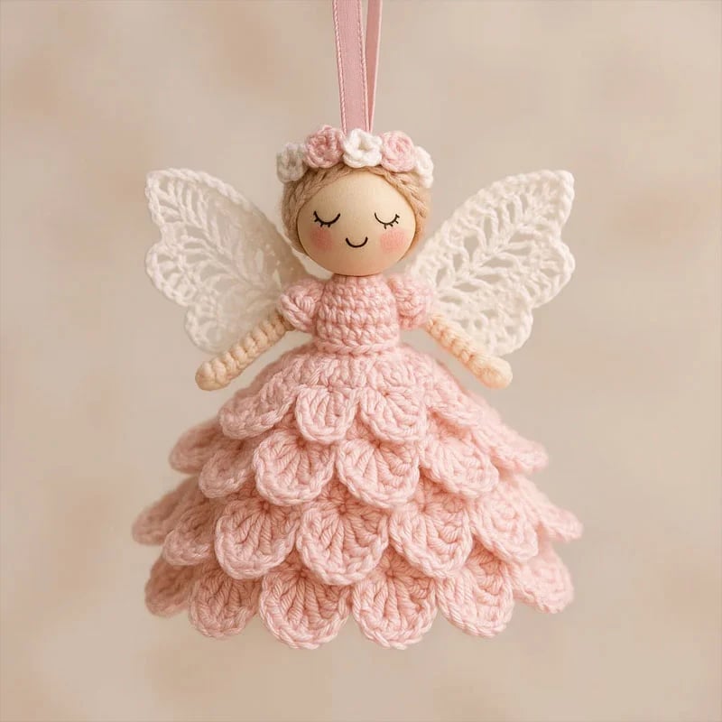 🔥Last day sale 50% OFF🎁Crochet your own angel - complete craft ki