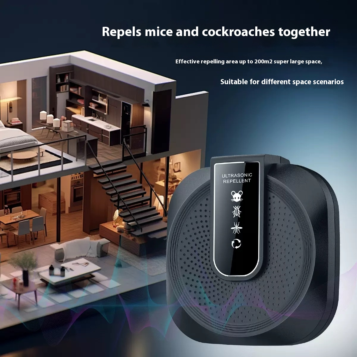 🔥2026 New Arrivals: 49% Off for a Limited Time!🔥Ultrasonic anti-boating and rat repeller is powerful - 360° smart technology