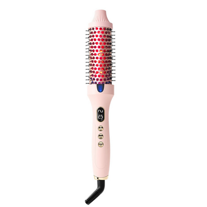 ✨2-in-1 ionic thermal comb, suitable for different hair types