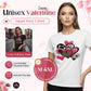 Valentine's Day Heart Print Couples T-Shirt