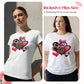 Valentine's Day Heart Print Couples T-Shirt