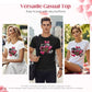Valentine's Day Heart Print Couples T-Shirt