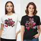 Valentine's Day Heart Print Couples T-Shirt