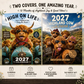 2027 Funny Highland Cow Wall Calendar | A4 Hanging Calendar | Designed by Isabel Kline